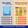 Guppy Moms Sugar-Free Iced Tea & Lemonade Combo | Peach & Lemon Iced Tea + Masala Iced Lemonade | Low-Calorie Natural Drink & Premium Cocktail Mixer | Instant Refreshing Beverage | 200g x 3 (600g Total) view 4
