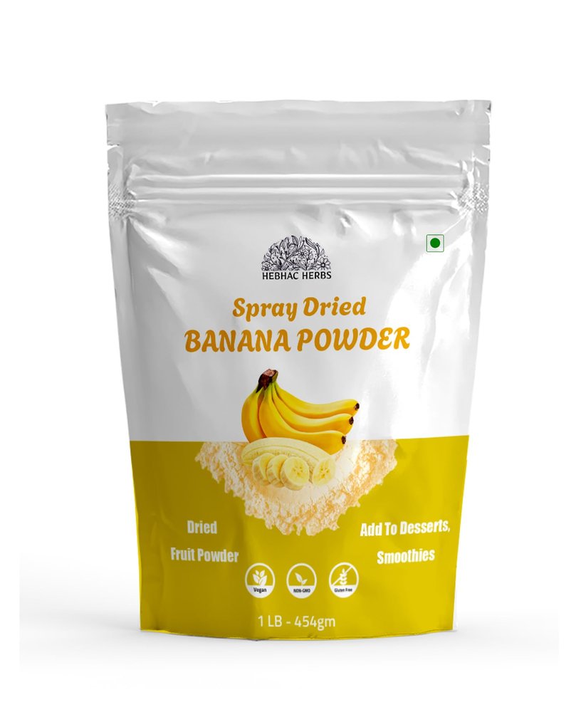 Banana Fruit Powder 16 oz | Smooth Texture for Baking & Fresh Banana Powder | Ideal for cooking and healthy beverages Smoothies, Baking and Fresh Juices | Vegan | Free From Chemical and Artificial powders