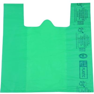 Jagriti Biosol 100% Biodegradable and Compostable Carry Bag, Grocery Bag, Eco-Friendly Bag for Shops & Homes, Pack of 50 carry Bags (16x20)