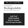 Jagriti Biosol 100% Biodegradable and Compostable Carry Bag, Grocery Bag, Eco-Friendly Bag for Shops & Homes, Pack of 50 carry Bags (16x20) view 4