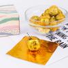 8x8 cm Plain Golden Aluminum Cut Foil Wrappers  Pack of 200 view 3