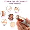 Cozora Facial Epilator Hair Removal Machine for Women  USB Rechargeable Face, Chin, Cheek, Eyebrow & Upper Lip Hair Remover  Painless Portable Epilator Device (Lipstick Design) view 4