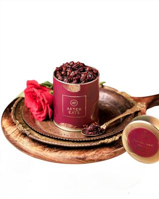 After Eats Pushkar Gulab | Rose Mukhwas with Real Indian Rose Petals & Desi Mints | Natural Mouth Freshener for Digestion & Fresh Breath | After-Meal Snack | 160g