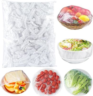 RIPIENO 100 PCS Fresh Keeping Bags, Reusable Elastic Food Storage Covers,Stretch Adjustable Bowl Lids, Universal Kitchen Wrap Seal Bags for Cover Food Vegetables Fridge Storage