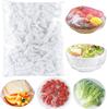 RIPIENO 100 PCS Fresh Keeping Bags, Reusable Elastic Food Storage Covers,Stretch Adjustable Bowl Lids, Universal Kitchen Wrap Seal Bags for Cover Food Vegetables Fridge Storage view 1