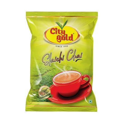 City Gold Elaichi Chai 200g packet (Pack of 5)