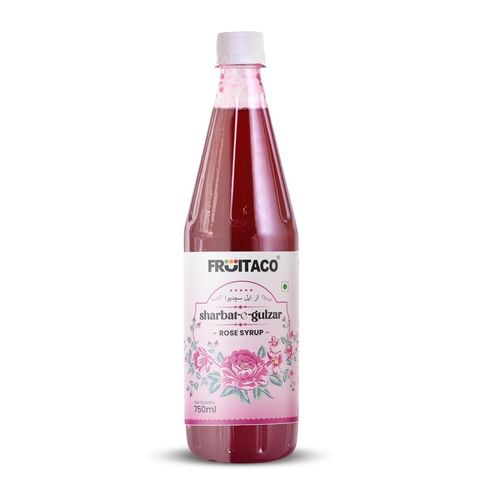 Fruitaco Sharbat e Gulzar  Authentic Rose Syrup  750 ml
