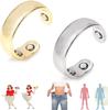 4beauty Therapy Blood Sugar Control Ring | Adjustable Magnetic Therapy Ring for Blood Sugar Management |Lymphatic Drainage, Pain Relief (Rose Gold) view 2