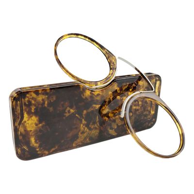 BNFArmless Reading Glasses Compact Nose Clip on Reader for Watching TV Shopping tortoiseshell color|Health & Beauty | Vision Care | Reading Glasses|1 Reading Glasses