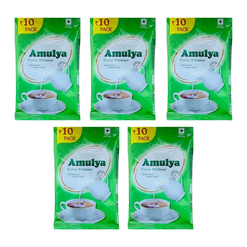 EXCEL ENTERPRISES Amulya MIlk Powder Dairy Whitener, Pure Rich Milk Powder, Pack of 5