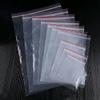 PURECRATE Zip Lock Pouch Reusable Transparent Plastic Bags, Strong Zip Lock Storage Pouches and Durable Side Press Seal Pack of 50 Pieces (3 * 4 Inch) view 2