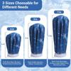 ACHARAJ Ice Pack for Injury Reusable, Small Ice Bag Refillable Ice Pack for Hot Cold Therapy and Pain Relief, Hot Water Bag, No-Leak Medical Ice Bag(Blue)(9in=22.8 cm)(1 pc) view 2