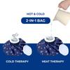 ACHARAJ Ice Pack for Injury Reusable, Small Ice Bag Refillable Ice Pack for Hot Cold Therapy and Pain Relief, Hot Water Bag, No-Leak Medical Ice Bag(Blue)(9in=22.8 cm)(1 pc) view 3