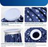 ACHARAJ Ice Pack for Injury Reusable, Small Ice Bag Refillable Ice Pack for Hot Cold Therapy and Pain Relief, Hot Water Bag, No-Leak Medical Ice Bag(Blue)(9in=22.8 cm)(1 pc) view 4