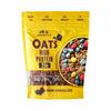 Growfitz 25g High Protein Oats 800 Gram, Pack of 1 | Dark Chocolate Oatmeal | 17g Fiber, No Sugar, With Almonds, Raisin, Pumpkin and Chia Seeds & Healthy Fats | Super Rolled Oats | Breakfast Cereals view 1