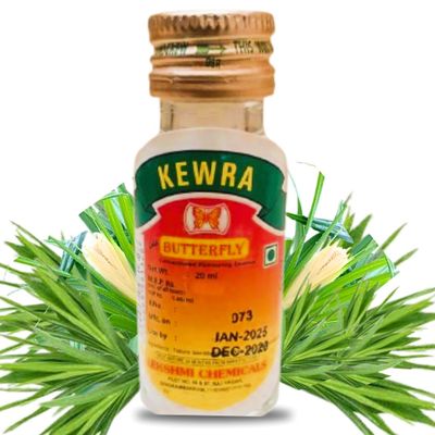 Kewra/Thalampoo Essence, Nature Identical Kewra/Thalampoo Flavouring Agent , Size:20ml (Pack of 2)