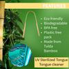 Deevyam Natural Bamboo Tongue Cleaner for Kids & Adults | UV Sterilized I Effectively Cures Bad Breath | Grip Handle | Natural Bamboo Tongue I Pack of 5 view 4