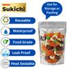 Medirich Lifesciences Stand-Up Pouches | Ziplock Bags | Heat-Sealable, Leak-Proof, Reusable, Food-Grade, Waterproof | Storage Bags for Packing | Store or Sell | (250g, 20 x 13 cm, Silver, 100, count) view 2
