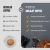 Bargad Premium Shilajit Instant Coffee | Pre Workout | Black Coffee | For Men and Women | Energy, Focus & Stamina Support | Adaptogenic Wellness Drink | 30 Sachets | Arabica Medium Roast with 75% Fulvic Acid view 2