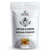 NATURAL health products Ubtan & Neem Waxing Powder | 100% Herbal Turmeric Hair Removal for Smooth & Silky Skin | Natural, Painless & Chemical-Free Waxing Formula for Women & Men | 100g view 1