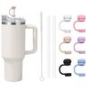 9 Pcs Stanley Cup Accessories, Water Bottle, Coffee Mug Accessories Stanley Cup Dust Cap Straw Cap Straw Sleeve Fits 1.0cm Diameter Suitable for Home Picnic and Cafes view 1