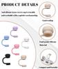 9 Pcs Stanley Cup Accessories, Water Bottle, Coffee Mug Accessories Stanley Cup Dust Cap Straw Cap Straw Sleeve Fits 1.0cm Diameter Suitable for Home Picnic and Cafes view 2