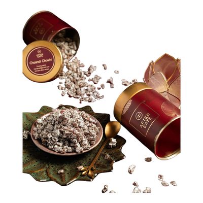 After Eats Chaandi Chowki: A Luxurious Sweet Offering of Raw Papaya Infused with Real Silver Varq | 160g After-Meal Delight
