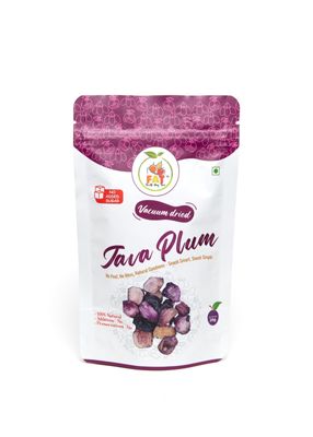 FAT Furits Any Time Vacuum Dried Jamun | Natural Jamun | Healthy Snack | No added Sugar | No Preservative | Diabetic Snack | Rich in Dietary Fibre | Dehydrated Fruit (20gm - Pack of 1)