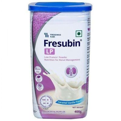 Fre-suben LP for Renal Insufficiency Caramel Vanilla Flavour Powder | 400gm, (Pack of 1)