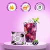 Bevzilla Blackcurrant Instant Iced Tea Pack of 10 (15gm) Sachet | Bold & Fruity Flavor | Refreshing Summer Drink | Instant Mix & Travel-Friendly view 3