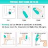 Portable Bidet Sprayer, 500ml, Dual Nozzle with 60 Angle Design, Leakproof Antislip Bottle, Green view 4
