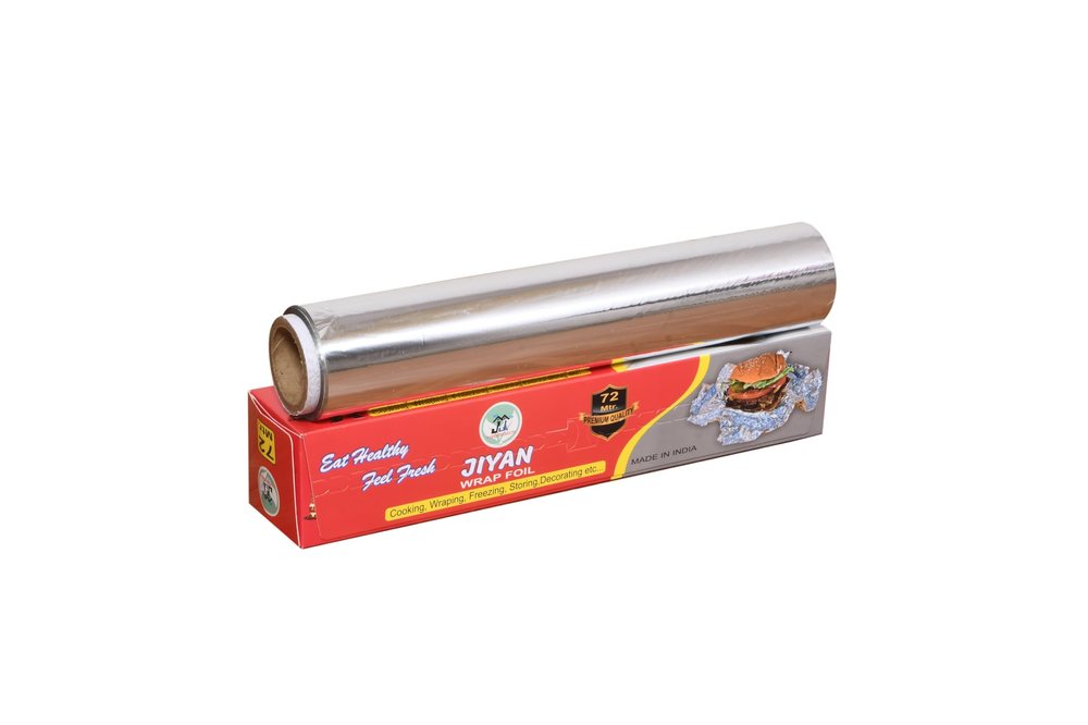 Aluminium Foil Paper 72 Meter/11 Micron Thick Heavy Duty/Kitchen Foil for Food Wrap and Baking Paper for Cooking/Grilling/Tear-Resistant and Food-Grade Serving for Kitchens/Parties/Catering