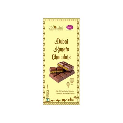 Cocoatini Kunefe Chocolate Bar 90gm By Karachi Bakery