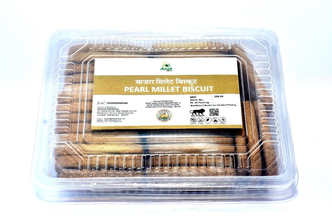 Ansh Pearl Millet Biscuit, Organic Bajra Cookies, Traditional Indian Recipe