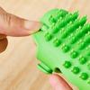 CALANDIS 2x2Pcs Pet Silicone Brush Cat Brush for Shedding for Long and Short Hair Puppy White | Grooming view 4
