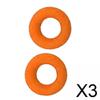LOOM TREE 3x2 Pieces Glasses Ear Grips Round Ear Clips for Eyewear Children Adults Orange | Vision Care | Other Vision Care view 2