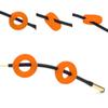 LOOM TREE 3x2 Pieces Glasses Ear Grips Round Ear Clips for Eyewear Children Adults Orange | Vision Care | Other Vision Care view 3