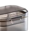 LOOM TREE 3xTportable Denture Case Container Waterproof Drain Organizer Holder Soaking Black | Oral Care | Denture Care view 3