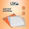CHAPATI WRAP 100 Pre-Cut Roti Wrapping Aluminium Foil Sheets | 12 Micron Thickness | 27x25 cm Foil Sheets | Ideal for Wrapping Fresh Rotis, Chapatis & Flatbreads view 2