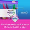MOBDESK Heavy Zipper Bags (Pack Of 20) | Puncture & Tear-resistant, Durable, Resealable & Waterproof & Moisture-Resistant Storage Pouches For Travel, Office, Home & School Organization (Purple)(T-62) view 4
