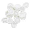 ANTI-STATIC ESD Safe Chlorinated Disposable Latex Finger Cots [Reusable Rubber Fingertips] 4 Mil Thick, White (50) view 1