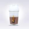 2X Nutrition Crystal Shaker | Gym Shaker | Sipper for Protein Shake 100% Leakproof Guarantee Protein Shaker Sipper Bottle for Pre-Workout BPA Free 400ml Glass-like Finish view 4