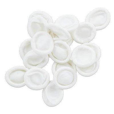 ANTI-STATIC ESD Safe Chlorinated Disposable Latex Finger Cots [Reusable Rubber Fingertips]  4 Mil Thick, White (200)