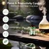 Aroma Monk Essential Oil - Rosemary, Lemon & Peppermint (Focus & Productivity Combo) | Diffuser Oils for Home & Office | 100% Pure, Long-Lasting Aromatherapy Oils for Bright, Citrusy Aroma | Traditionally Distilled in Kannauj - (Pack of 3) 15ml Each view 2