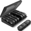 BITTZOOT Weekly Pill Organizer 3 Times a Day, Portable Travel Pill Box 7 Day with Large Pill Containers, moisture-proof Pill Case for Vitamins, Medication, Supplements and Fish Oils (Black) view 1
