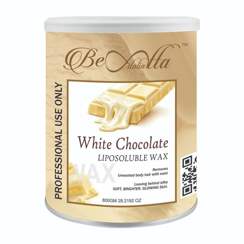 BEOOTTA ITALIA White Chocolate Liposoluble Wax | Professional Hair Removal Wax for Silky, Glowing Skin (800gm)