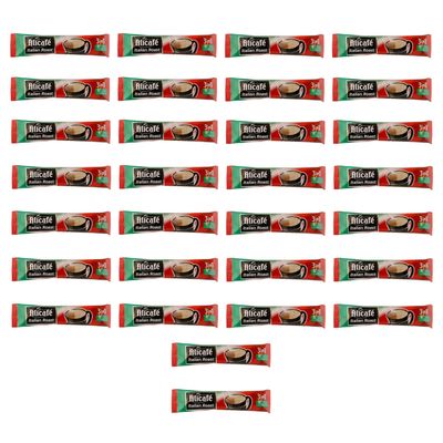 Alicafe Italian Roast 3 in 1 Instant Coffee | Smooth With Microground Coffee | Instant Coffee Sachets | (30 x 16.5g)