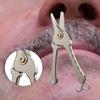 ATORSE Round Nose Scissors Simple Makeup Beauty Tool For Mustache Ear Hair Eyebrows|Health & Beauty | Salon & Spa Equipment | Scissors & Shears view 2