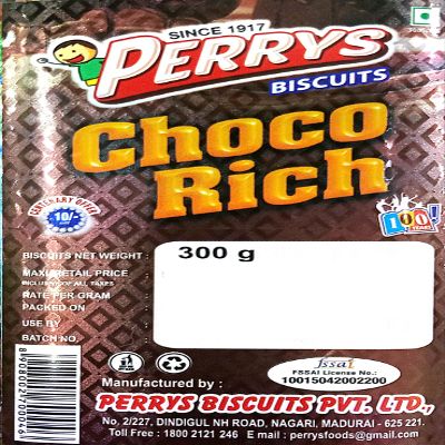 Perrys Choco Rich Biscuits, 300g