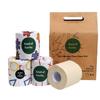 Kind of Earthy Bamboo Toilet Paper, 2-Ply, 270 Pulls, Kids Fun Colourful Design, Toilet Rolls, Biodegradable, Chemical-Free, Long, Soft and Strong. Tree Free Bathroom Tissue Made with Bamboo Pulp (4) view 1